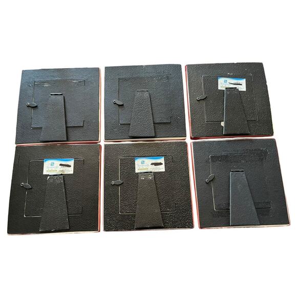 Set of 6 Picture Photo Frames 6" x 6" Tradewinds Bay Botanicals - Picture 3 of 10